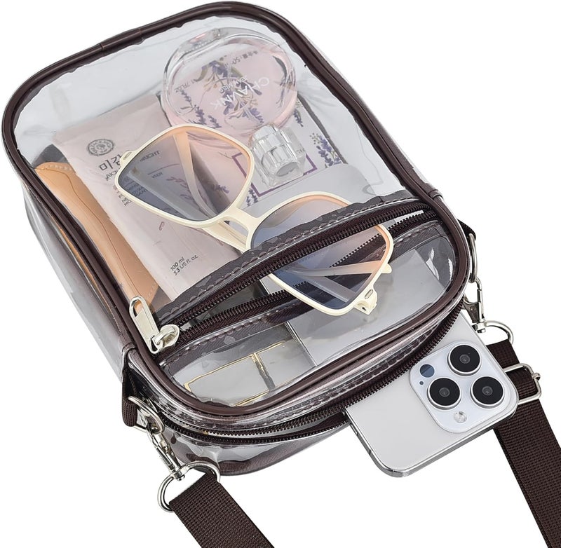 Busiuw Clear Bag for Stadium Events Small Mini Clear Purse Bag for Stadium Concerts Sports Events Festivals - Image 4